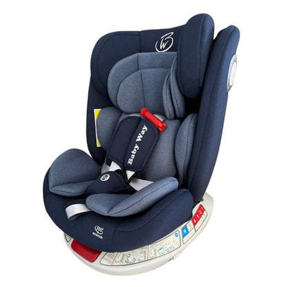 The Slim: 360 Rotation Convertible Car Seat with Double Head & Neck Support