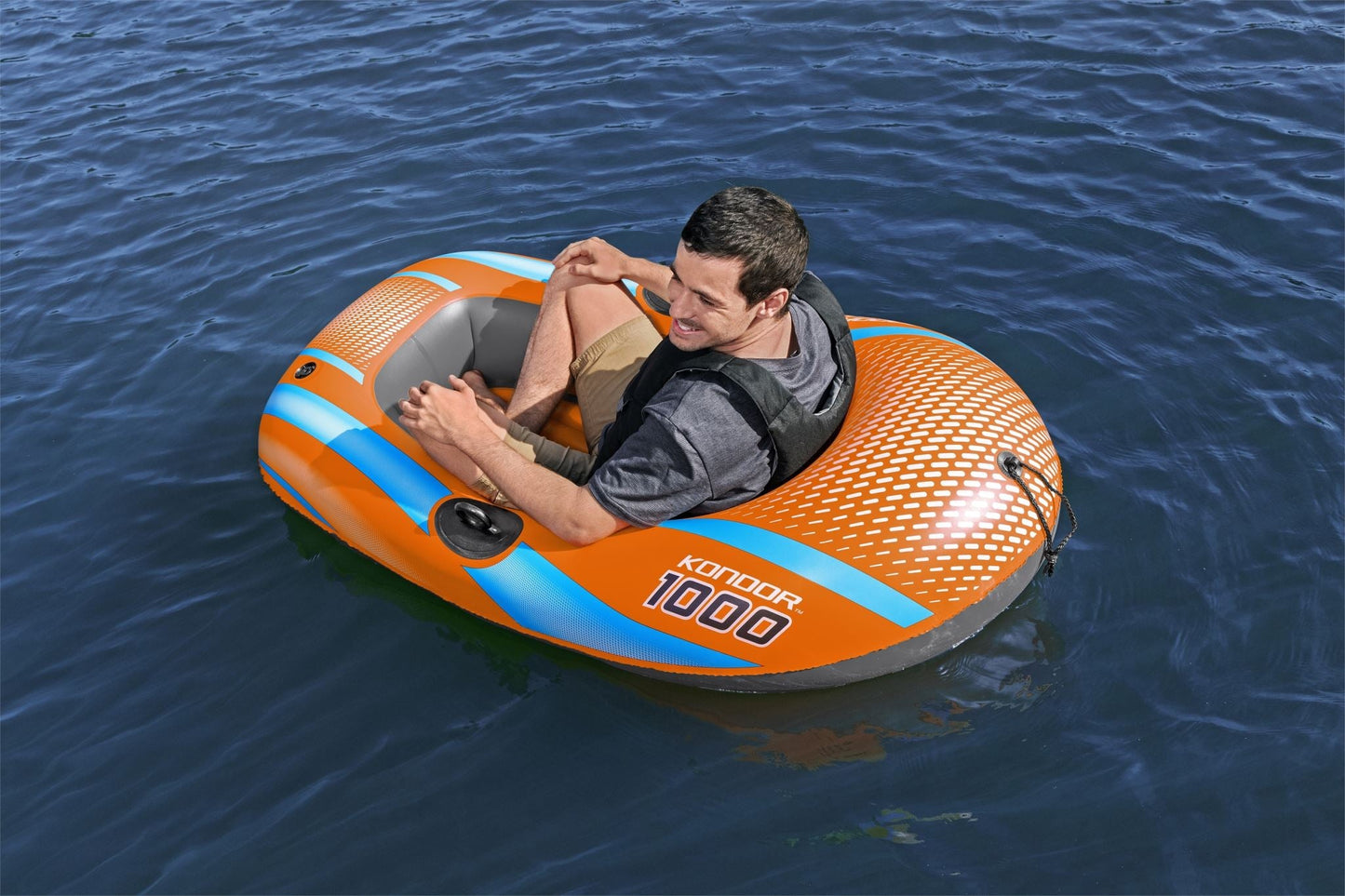 Bestway 149x85cm One Person Inflatable Kayak with Repair Patch