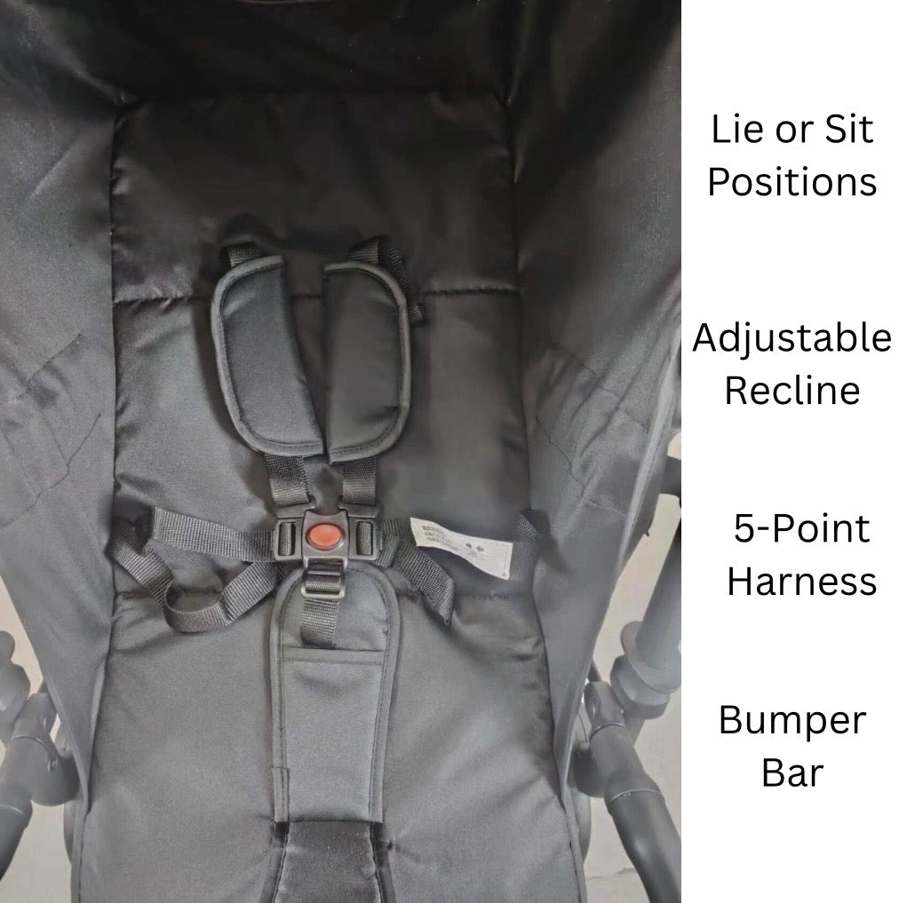 Preorder - LiteTrax Compact & Lightweight Urban Stroller + Capsule Car Seat + Base with Pull Handle