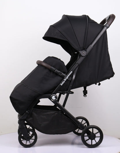 Pre-order Travel Pram – SwiftGo Lightweight Stroller with ISOFIX Booster Seat (Black) - image 27