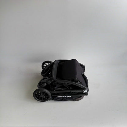 Newborn Pram & Capsule – FlexGo Auto Folding Stroller with Capsule + Rotating ISOFIX Base (Black)