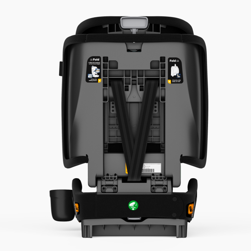 Baby Brightness SecureFit Portable Travel Booster Car Seat Black