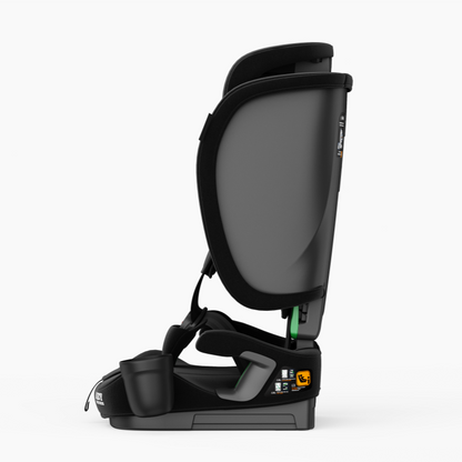 Travel Pram – FlexGo Lightweight Auto Folding Stroller with Booster Seat  (Black)