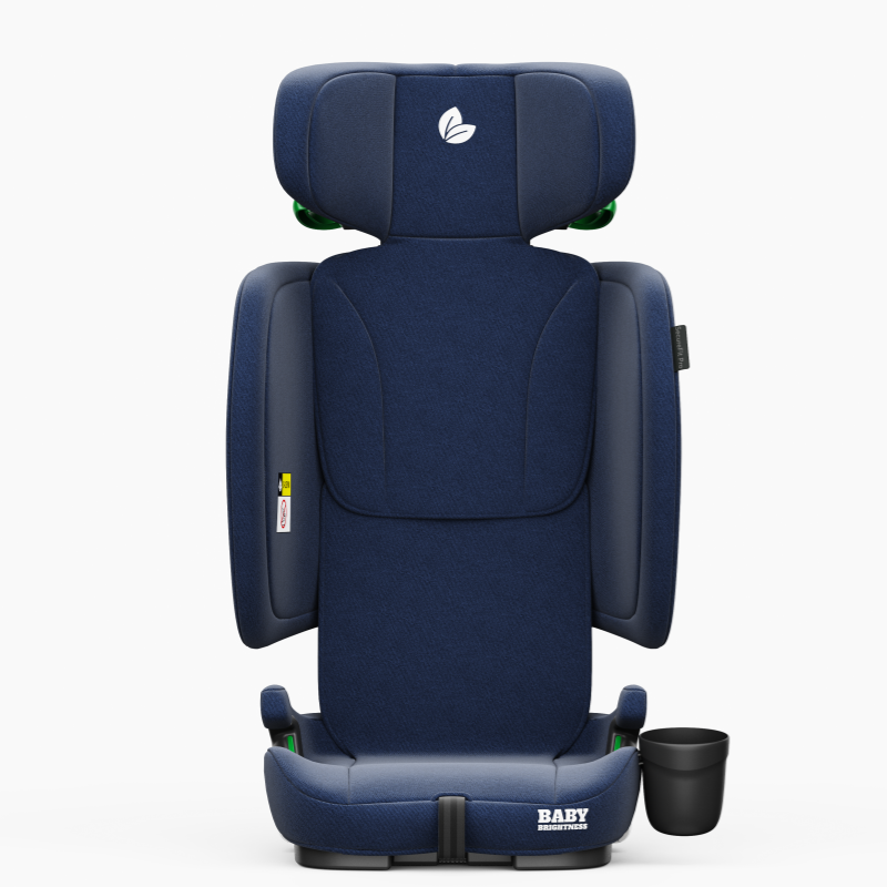 Travel Pram – FlexGo Lightweight Auto Folding Stroller with ISOFIX Booster Seat  (Blue) - image 10