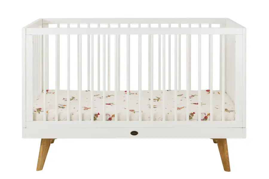 Vesta Wooden Baby Cot Drop side - White - Babyonline