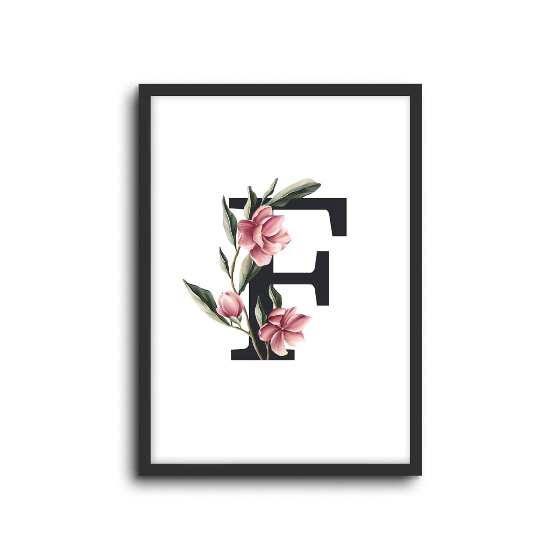 Wall Print |  Magnolia Initials