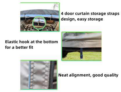 Car Trunk Tent Sunshade Rainproof Tailgate Shade Awning