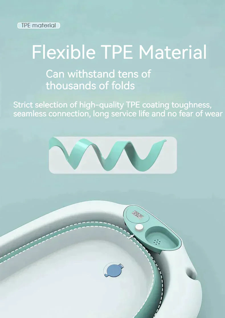 3 in 1 Foldable Baby Bath Tub & Bath Seats -Unisex Grey