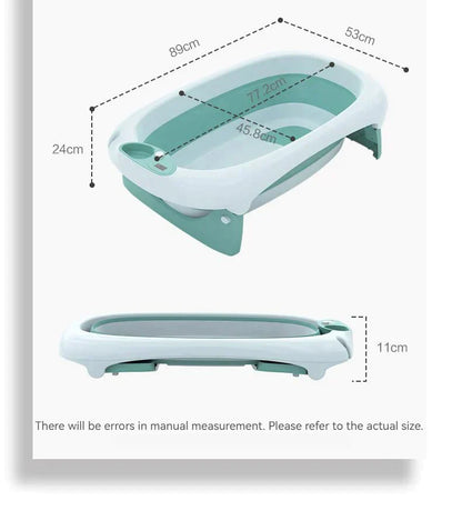 3 in 1 Foldable Baby Bath Tub & Bath Seats -Pink