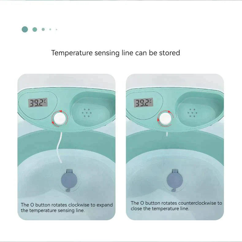 3 in 1 Foldable Baby Bath Tub & Bath Seats -Unisex Grey & Blue