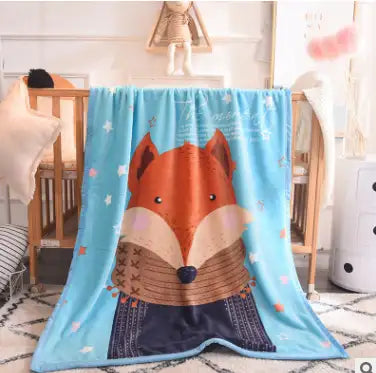 Sleep Tight Mink Feel Blanket FOX - Babyonline
