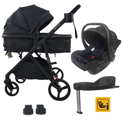 Preorder - 4in1 Crown Z Premium Stroller + Bassinet + Cloud i-Size Capsule Car Seat + Isofix Base with Leg Support Travel System