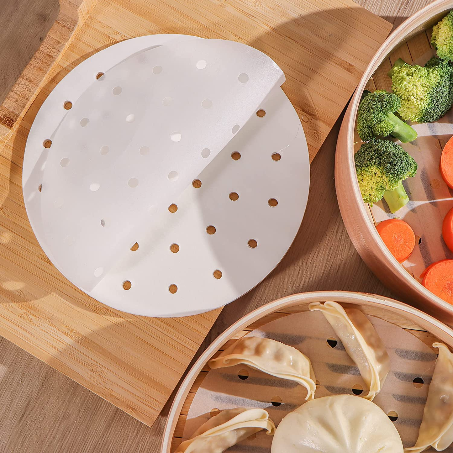 200pcs Air Fryer Liners Perforated Parchment Paper