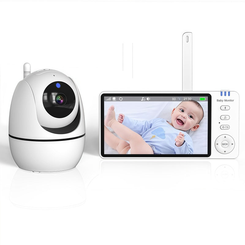 5”LCD HD Pan & Tilt Infrared Night Vision Baby Monitor