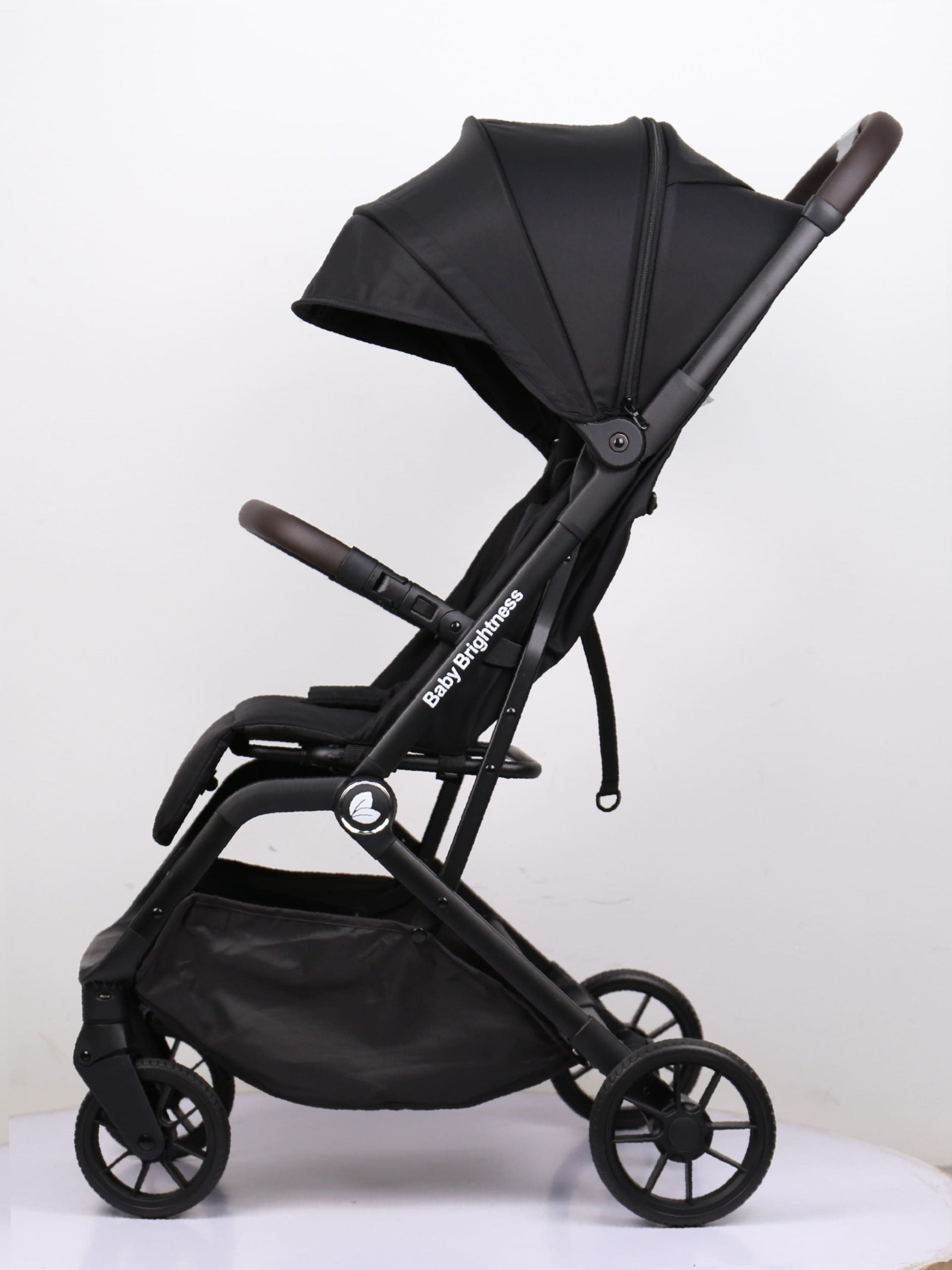 Pre-order Newborn Pram & Capsule – SwiftGo Lightweight Compact Stroller with Reclining Capsule (Black) - image 4