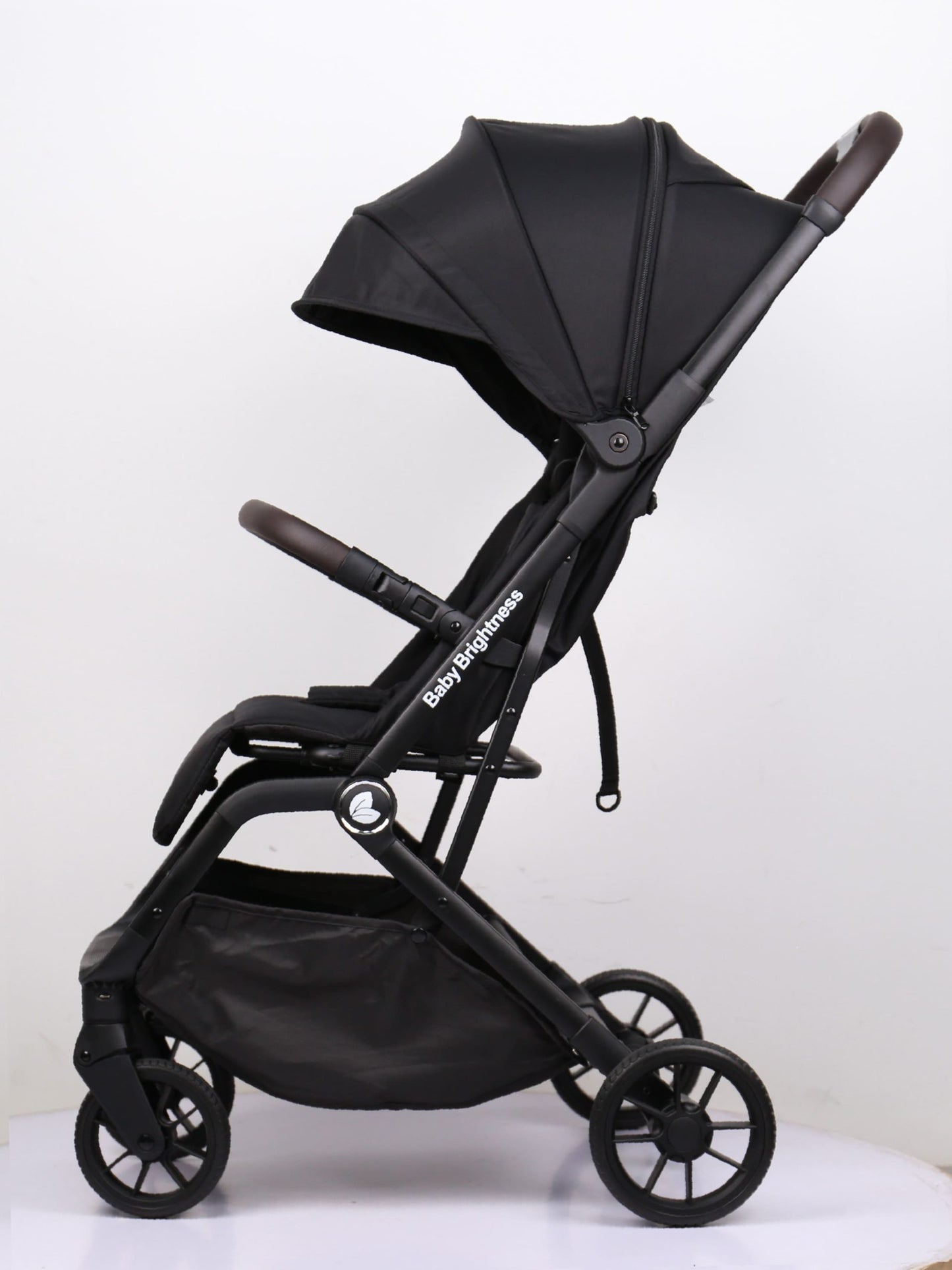 Travel Pram – SwiftGo Lightweight Stroller with Booster Seat (Black)