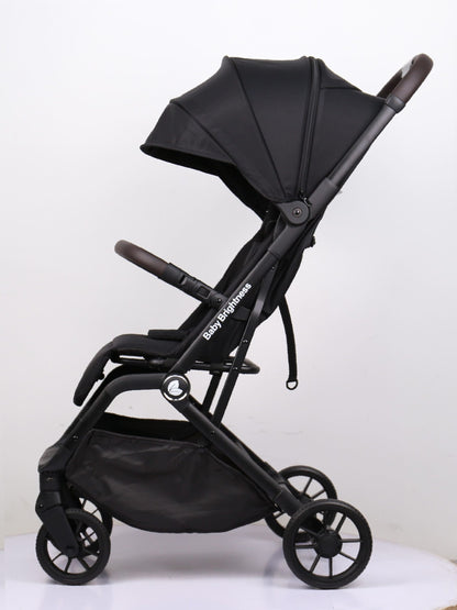 Newborn Pram & Capsule – SwiftGo Lightweight Compact Stroller with Capsule (Black)