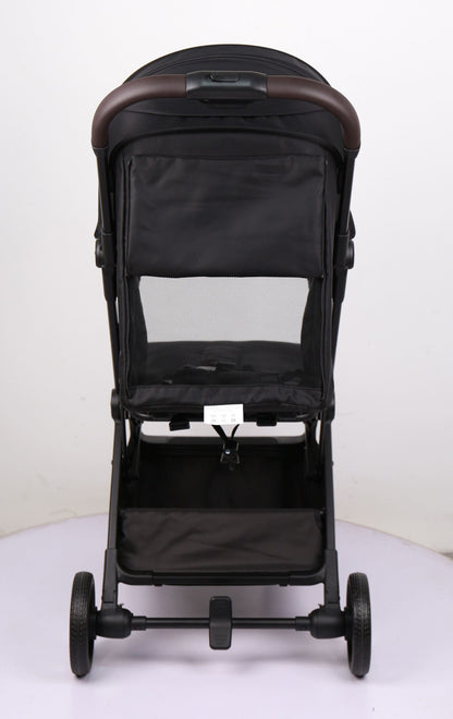 Newborn Pram & Capsule – SwiftGo Lightweight Compact Stroller with Capsule + Rotating ISOFIX Base (Black)