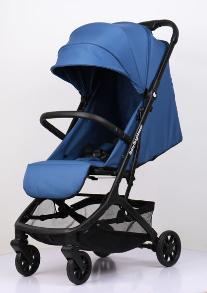 Travel Pram – AirGo Lightweight Stroller with Booster Seat (Blue)