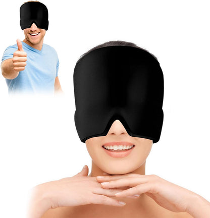360° Migraine Relief Hat Ice Headache Wrap
