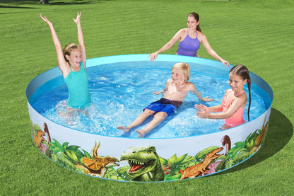244x46cm Bestway Swimming Pool Above Ground Kids Play Pool