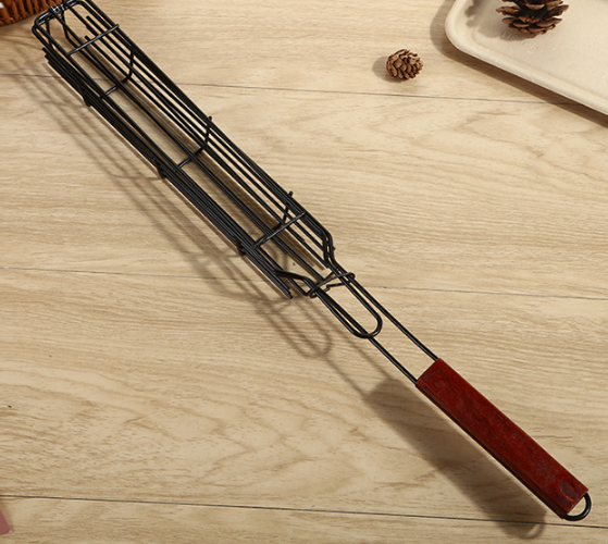 Grilling Basket BBQ Sausage Rack 4PCS