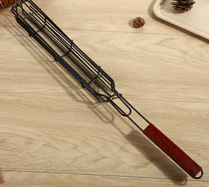 Grilling Basket BBQ Sausage Rack 4PCS