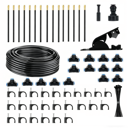 15M Adjustable Watering Irrigation Misting System Kit