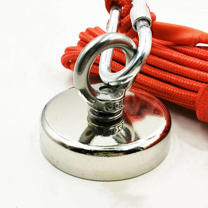 340kg Salvage Recovery Magnet with 20M Rope