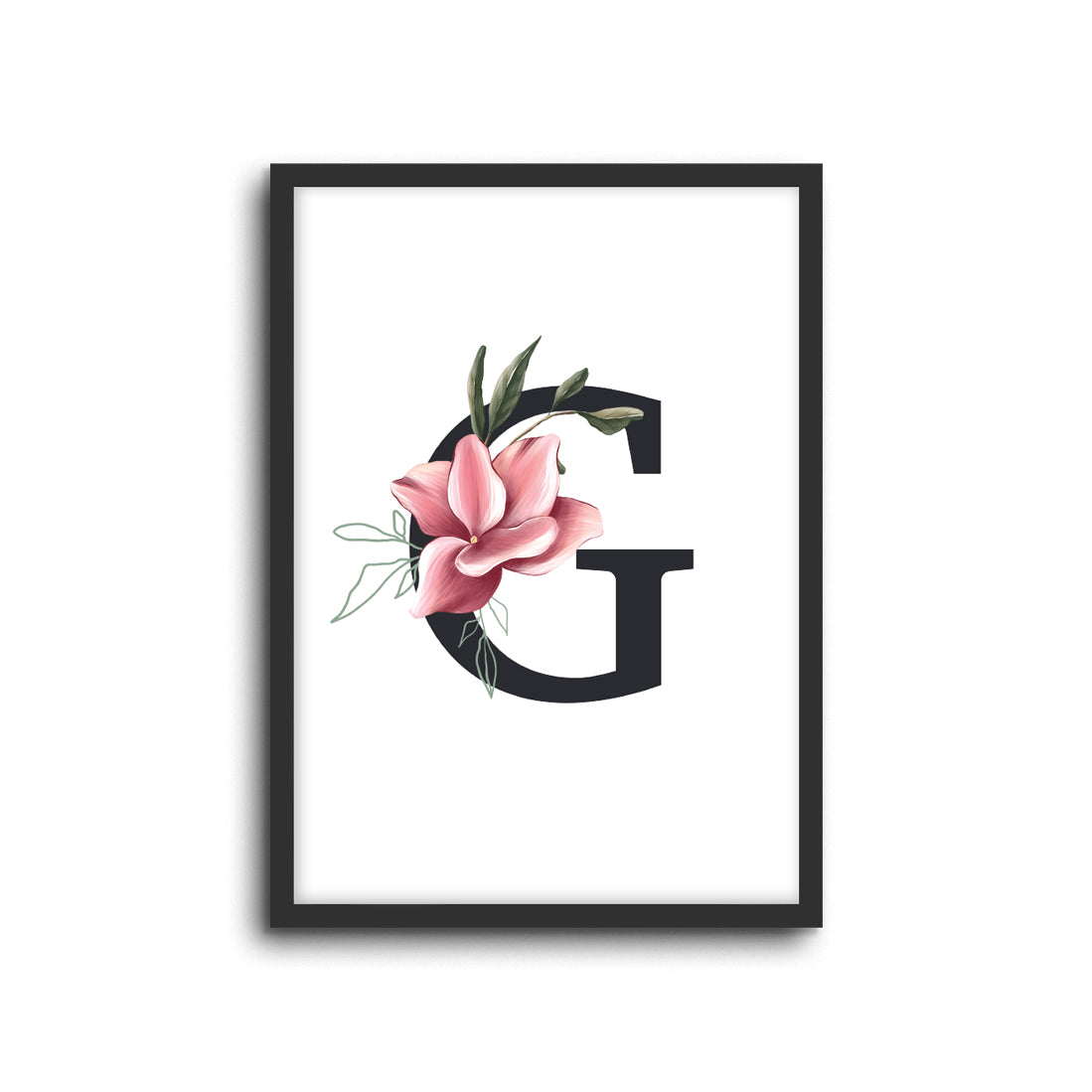 Wall Print |  Magnolia Initials