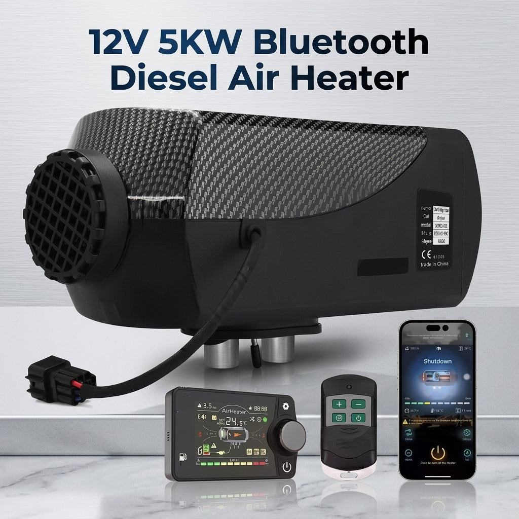 12V 5KW Diesel Air Heater Bluetooth App