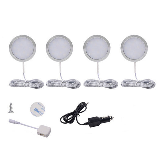 4x 12V LED Down Light Cabin Ceiling Lamp Caravan Camper Trailer Car RV White