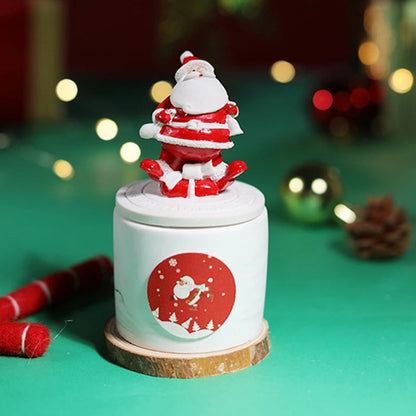 Christmas Scented Candles Gift Set Sage and Sea Salt