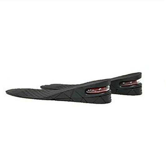 Two Layer 5cm Men Lady Shoe Lift Height Increase Insoles Memory Foam Pads Heel Insert Taller