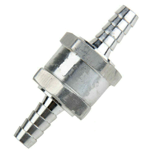 8mm Aluminum One-way Non-return Check Valve Fuel/Water/Gas/Air/Vacuum