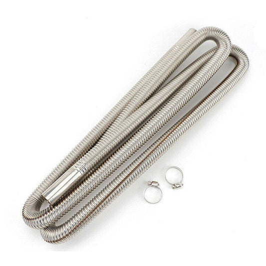250cm Air Diesel Parking Heater Stainless Steel Exhaust Pipe Tube Gas