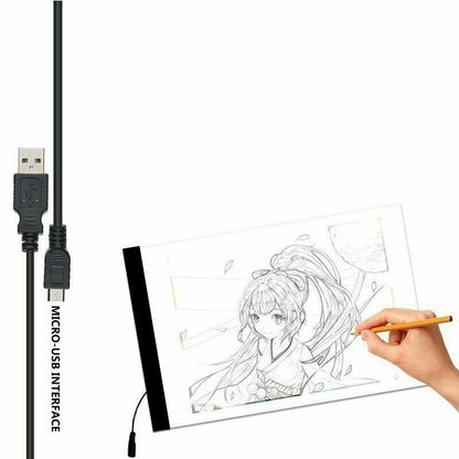 A4 LED Drawing Copy Board Light Box