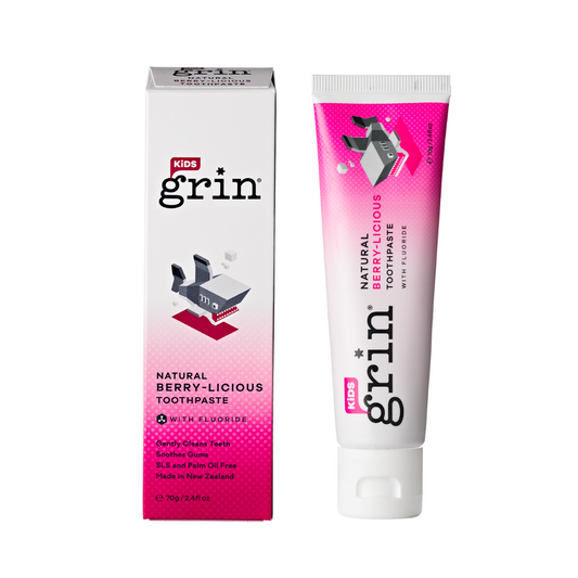 Grin - Kids Natural Toothpaste with Fluoride 70g
