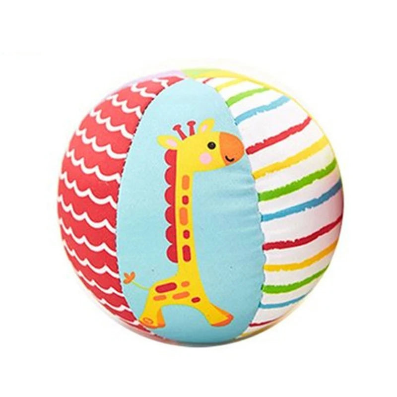Baby Sensory Rattle Ball – Soft Plush Grasp & Activity Toy (0–12 Months)