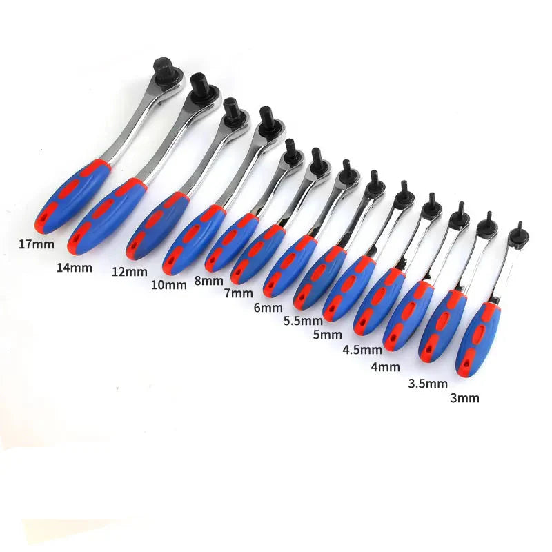 Reversible Ratchet Allen Key Wrench – 4mm to 17mm (available in various sizes)
