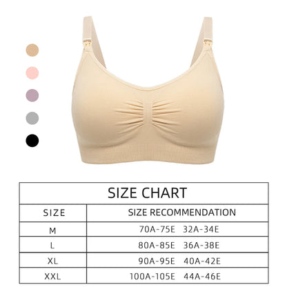 Maternity Nursing Bra – Seamless, Wireless & Comfortable Fit
