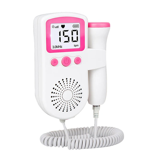 Fetal Doppler Baby Heart Monitor – LCD Display Pregnancy Heartbeat Detector