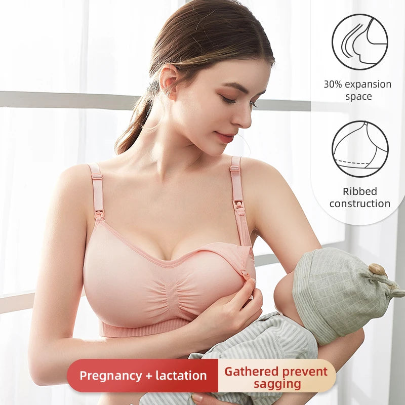 Maternity Nursing Bra – Seamless, Wireless & Comfortable Fit