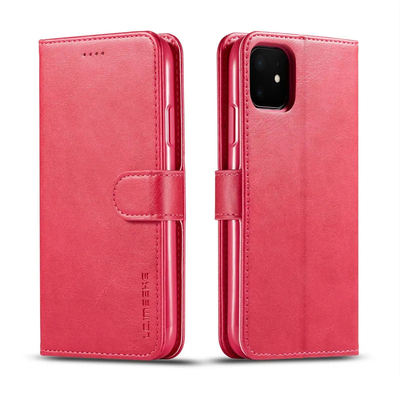 iPhone 17 Series Leather Wallet Flip Case (available in 5 colours)