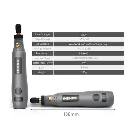 Mini Cordless Electric Drill & Grinder Set