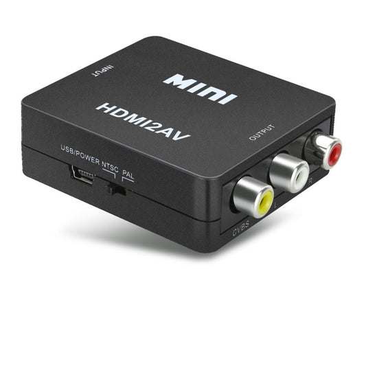 HDMI to RCA AV CVBS 3RCA Video Converter Adapter - salelink.co.nz