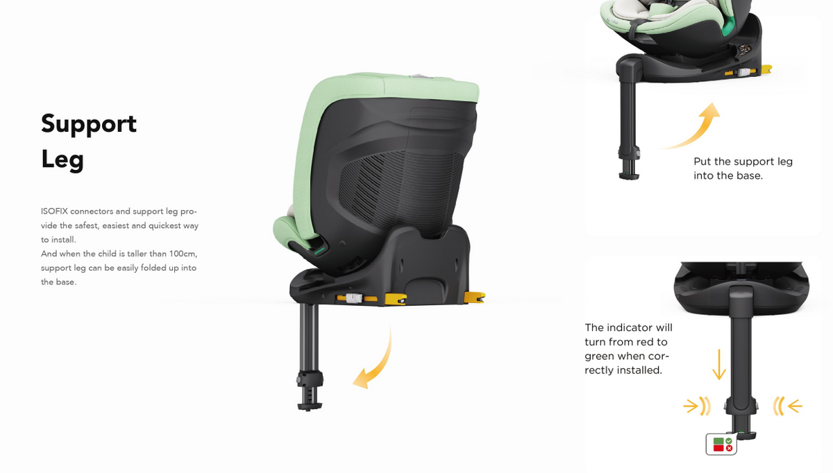 Pre-order Baby Brightness ArmorMax Pro 360° Rotating Car Seat with Slide Function – Blue