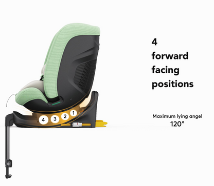 Pre-order Baby Brightness ArmorMax Pro 360° Rotating Car Seat with Slide Function – Black