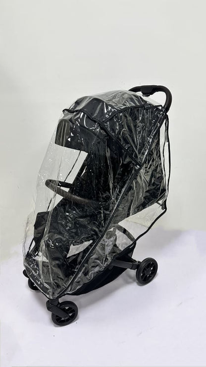 Travel Pram – AirGo Lightweight Stroller with Booster Seat (Black)