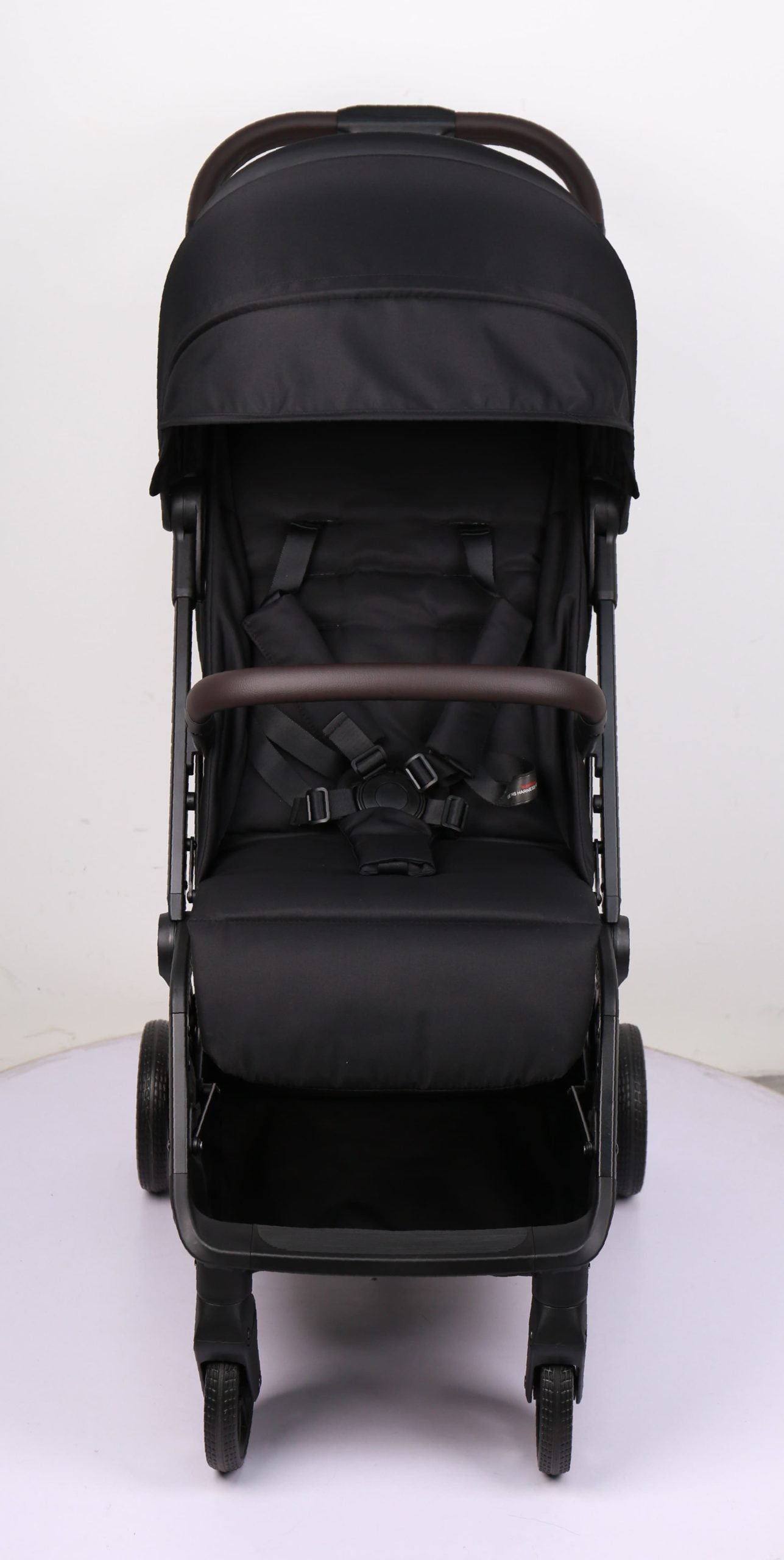 Newborn Pram & Capsule – SwiftGo Lightweight Compact Stroller with Capsule + Rotating ISOFIX Base (Black)